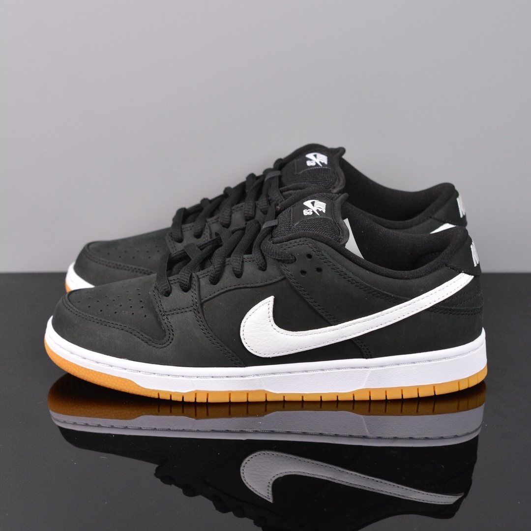 Nike SB Dunk Low Pro Black/Gum Preto