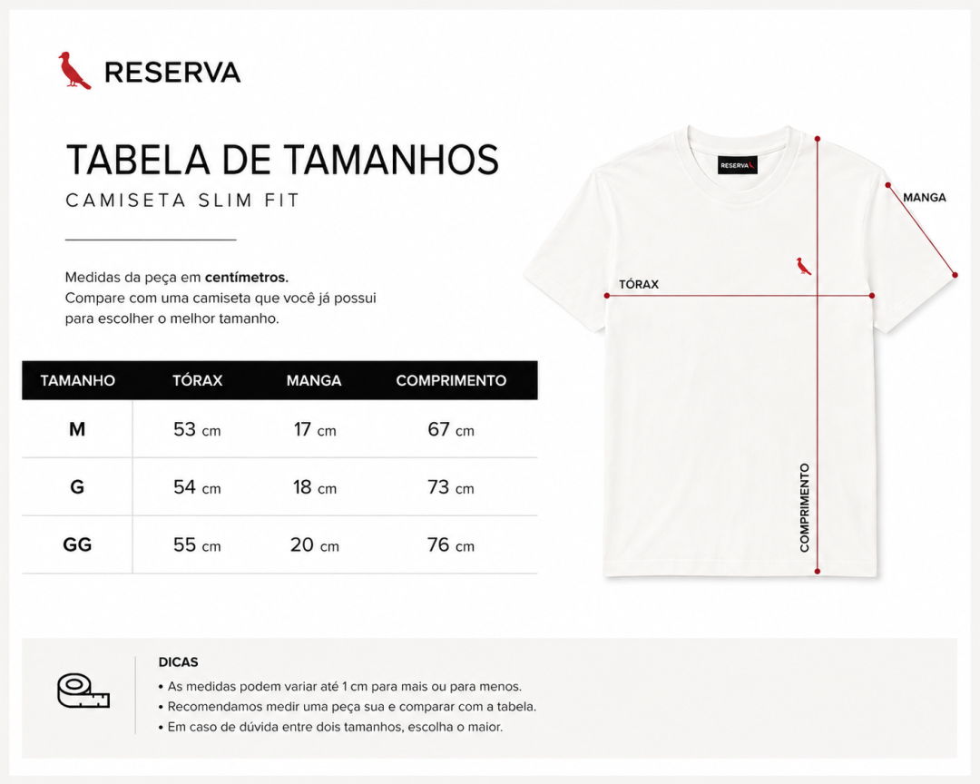 Camiseta Slim Reserva Essential Pima Bordada – Marinho - Imagem 4