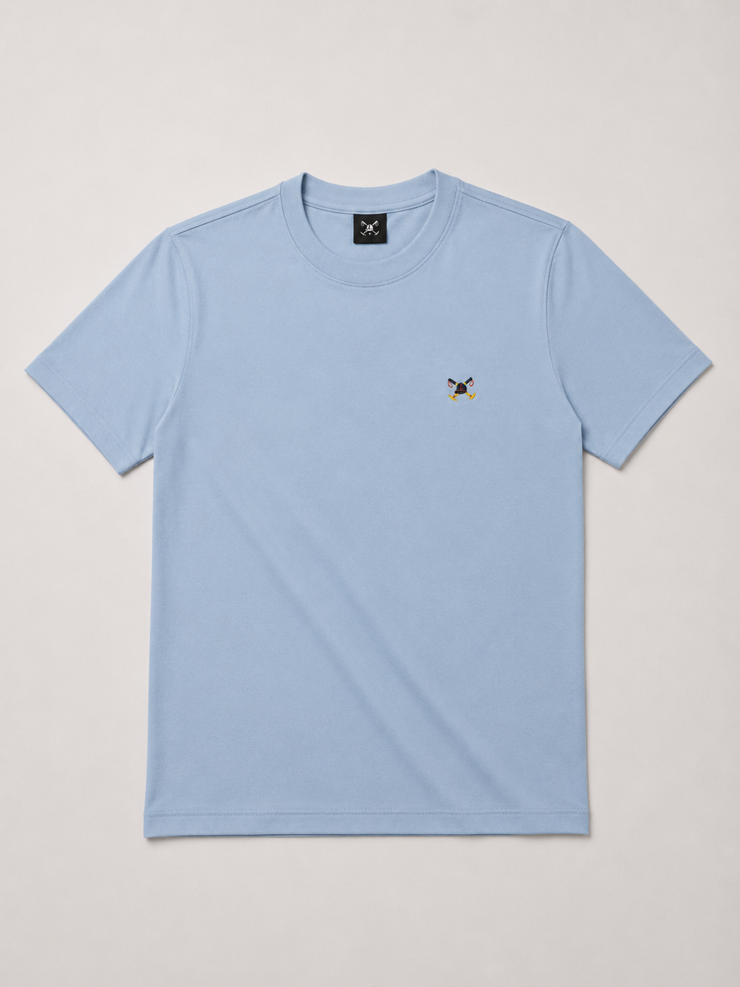 Polo Play Camiseta Slim Peruvian Signature — Azul Caribe