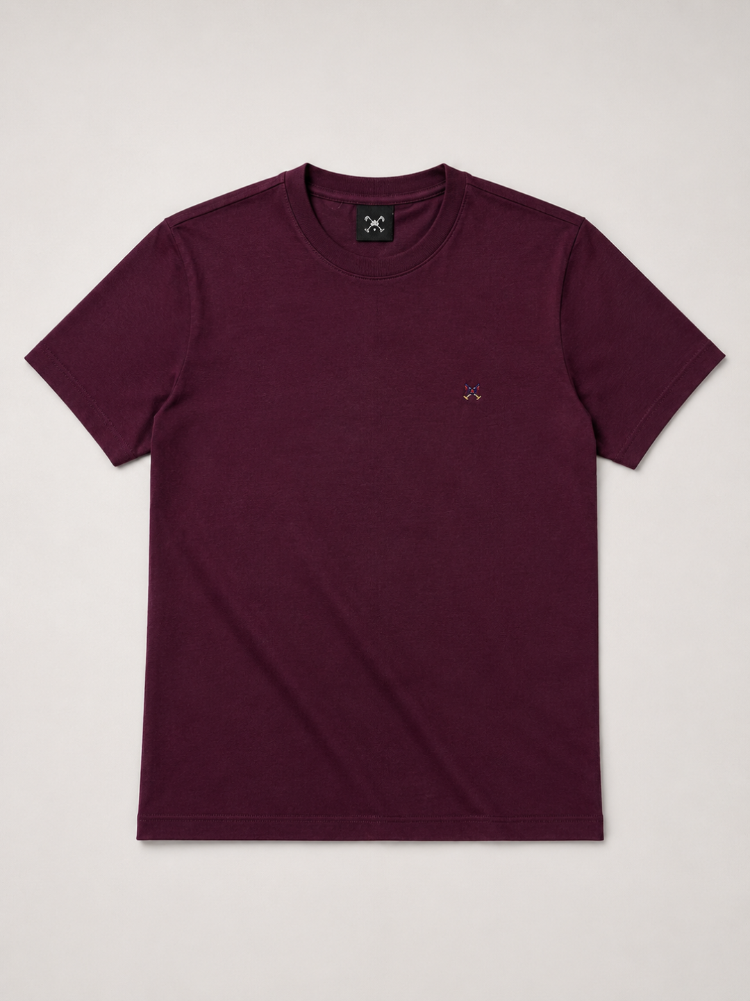 Polo Play Camiseta Slim Peruvian Signature — Bordô