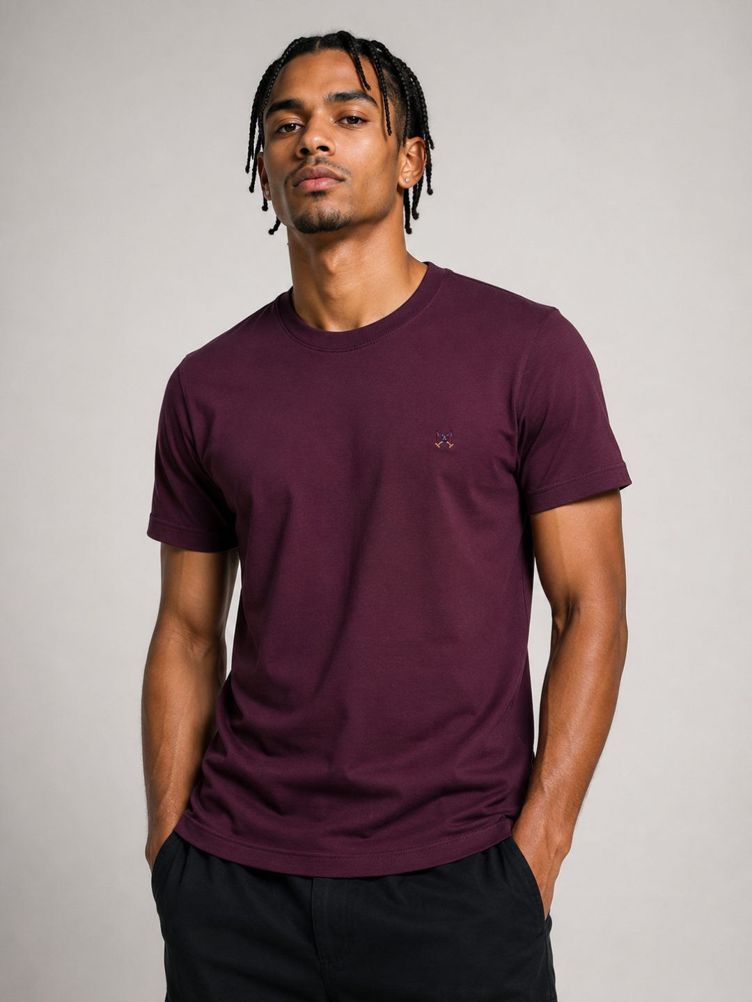 Polo Play Camiseta Slim Peruvian Signature — Bordô - Imagem 2