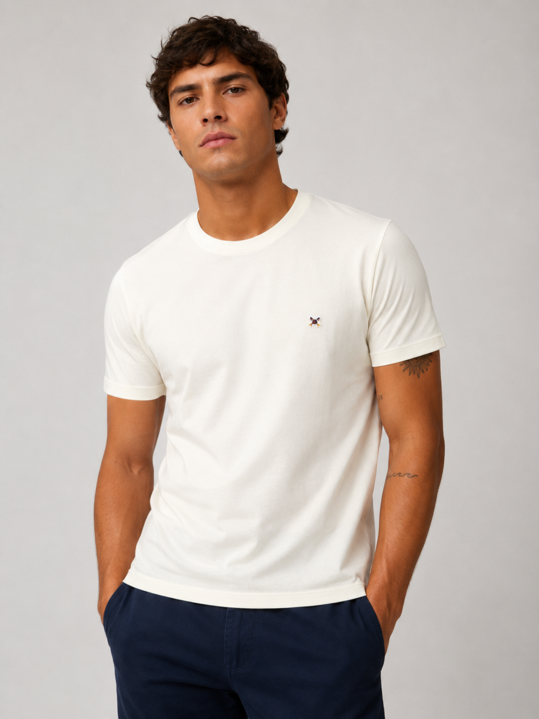 Polo Play Camiseta Slim Peruvian Signature — Off White - Imagem 2